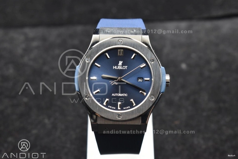 Edition Blue 1:1 SS A2892 Gummy Fusion HBF Classic Dial 42mm Strap Best On Blue 0313